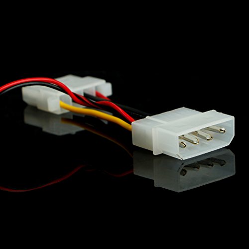 NNDA CO Clear 4-LED Blue Neon Light 80mm 12V 0.18A PC Computer Case Cooling Fan 8025