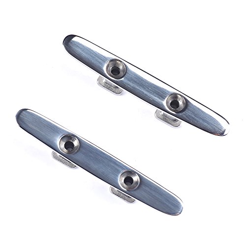 image for MxEol Boat Dock Cleat Marine Grade Stainless Steel 4-5/16