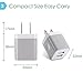 USB Wall Charger, Power-7 2-Pack (2.1 Amp) Power Universal Dual Port USB Charger Plug Cube for iPhone 7/7 Plus, 6/6S Plus, 5S/5, iPad, Samsung Galaxy S7/S6/S5/S4, LG, HTC, Nexus, Nokia and More