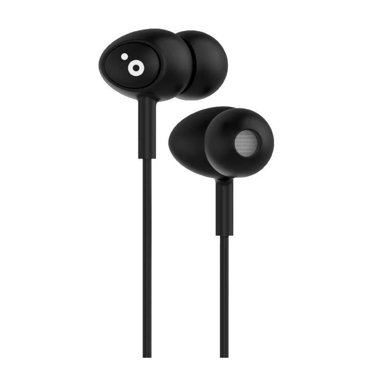 Sunstech POPS In-Ear Headphones Black 100-10000Hz Built-in Microphone 3.5mm Cable 1.2m