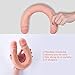 Realistic Double-Ended Dildo Adult Toy Lesbian, 14.96 Inch Double Sided Dildos for Women, Waterproof Flexible Double Dong with Curved Shaft for Vaginal G-spot and Anal Play (Peter's Dick)