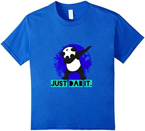 Kids dabbin swag T Shirt - Just Dab It Dance Craze T-shirt 10 Royal Blue
