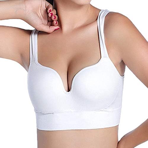 Leyben Bra for Women Sexy Solid Breathable Sports Gather Bras Vest Wireless Yoga Running Fitness Underwear
