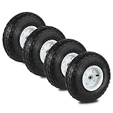 Auttely 10-Inch Solid Rubber Tires and