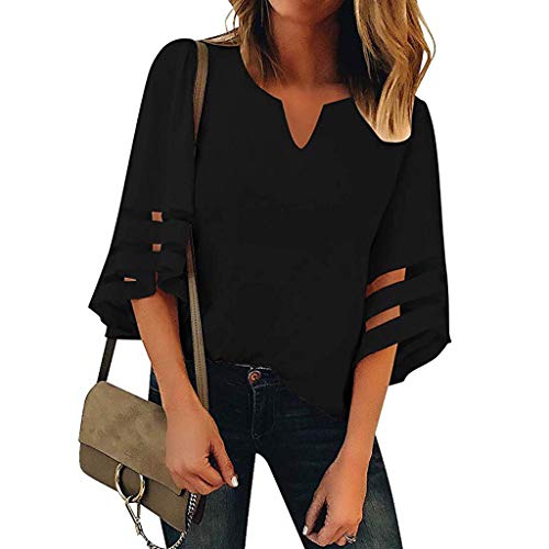GOWOM Kimonos Cardigan for Women Floral Kimonos for Women Kimonos for Women Floral Sarees for Women Women Work Tops and Blouses Clothes for Summer for Women (B-Black,Small)