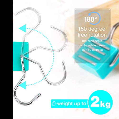 Purture All-purpose Magnetic Hooks, Creative Magnetic Hooks, Super Strong Magnetic Hooks, Colorful Magnetic Hooks, Powerful Magnetic Hooks, Set of 3