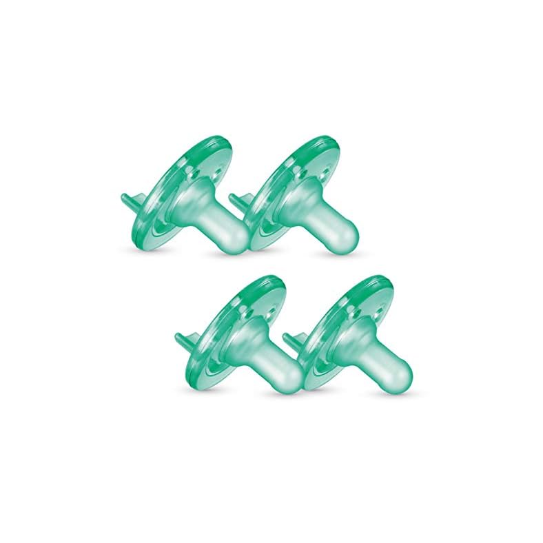Philips AVENT Soothie 3-18 months, green/green, 4 pack, SCF192/45