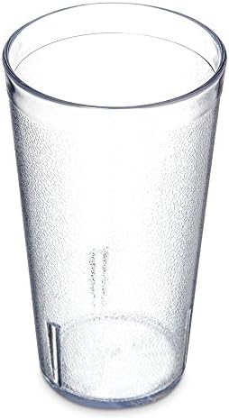 Carlisle (521607) Clear Stackable Tumblers, Set of 12 (16-Ounce, SAN)