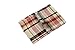 POSESHE Large Tartan Fashion Women Scarf Lovely Best Gift Scarf Wrap Shawl,G Black Claret,One Size