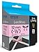 Epson LabelWorks Ribbon LC Cartridge 1/2-Inch Black on Pink (LC-4PBK5)