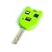 STAUBER Best Lexus Key Shell Replacement - HYQ1512V, HYQ12BBT - NO LOCKSMITH REQUIRED! Save money using your old key and chip! - Green