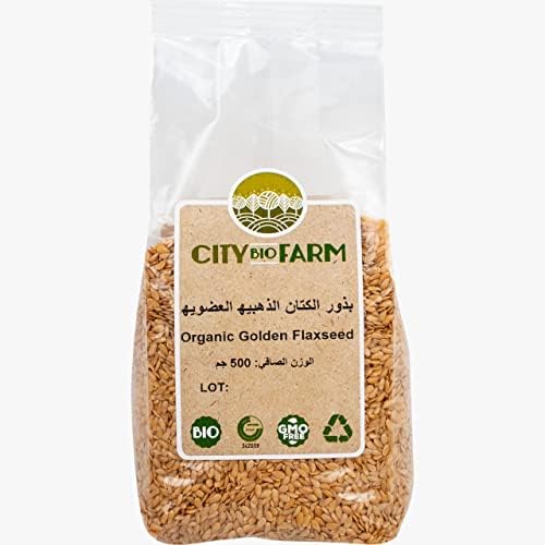 City Bio Farm FLAXSEED GOLDEN 500g Organic price in Saudi Arabia