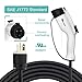 MAX GREEN Upgraded Version Level 1&Level 2 EV Charger, Portable Electric Vehicle Charger (16A,120V 25FT) Included Five Adapters, Fast EV Home Charging Station