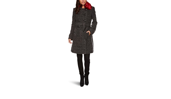Miss Sixty - Abrigo con Cuello Italiano de Manga Larga para Mujer, Talla  38/40, Color Gris (G 4912) : Amazon.es: Moda