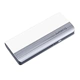 Lumsing 13000mAh Portable Battery Charger Dual-USB 2-Port External Power Bank for iPhone iPad Motorola Samsung Galaxy Smartphones Tablets(White)