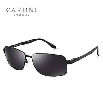 Caponi New Wayfarer Polarized Sunglasses Pure titanium
