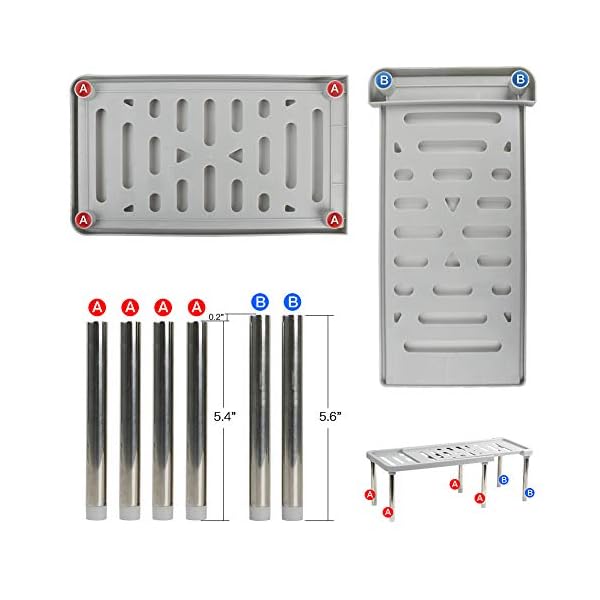 Cupboard-Shelf-Organiser-Kitchen-Cupboard-Organiser-Multi-Functional-Expandable-Shelf-Adjustable-Length-25-61cm-Suitable-for-Kitchen-Countertop-Cabinet-Pantry-Bathroom-etc Cupboard Shelf Organiser, Kitchen Cupboard Organiser, Multi-Functional Expandable Shelf, Adjustable Length 25-61cm…