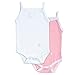Feathers Baby Girls 100% Cotton Super Soft Camisole Onesies 2-Pack
