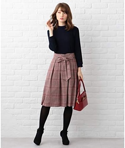 Amazon Co Jp フェルゥ Feroux リボンポイント3wayチェック ワンピース ネイビー系3 2 服 ファッション小物