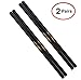 Foam Practice Escrima Stick - Black - 26 Inch Long, 1 1/4 Inch Diameter - 4 Pack | 2 Pairs of Sticks for Safe Sparring
