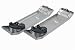 Kraft Tool CC162 28-Inch by 8-Inch Lightweight Stainless Steel Knee Boards-Pair