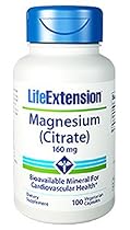Life Extension Magnesium (Citrate) 160Mg 100 vegetarian capsules