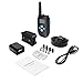 ALZN Remote Controlled Dog Training Collar, 330 Yards Rechargeable and Waterproof IP67 Dog Shock Collar with Beep, Vibration and Shock Electronic Collar Dogs (Black)