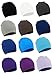 Zando Baby Toddler Infant Kids Cotton Soft Cute Lovely Knitted Beanies Hat Cap Black & Light Grey & Stripe Large (1-4 years)