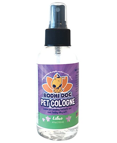 NEW Natural Lilac Pet Cologne | Cat & Dog Deodorant and Scented Perfume Body Spray | Clean and Fresh Scent | Natural Deodorizing & Conditioning Qualities | Made in USA - 1 Bottle 4oz (120ml)