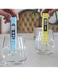 KETOTEK Medidor de prueba de calidad del agua, medidor de PH TDS Medidor 2 en 1 Kit con 0-16.00 ph y 0-9990 ppm Rango de medición para hidropónicos, acuarios, agua potable, sistema RO, estanque de peces y piscina