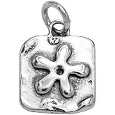 925 Sterling Silver Tiny Daisy Flower Charm | Charm Only