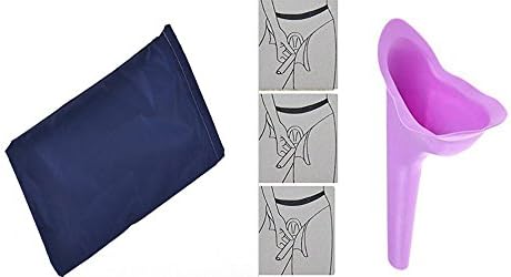 Travel Urinal Spill , Women Proof & Reusable Lightweight Portable with Bag Travel Urination Device Stand Up & Pee