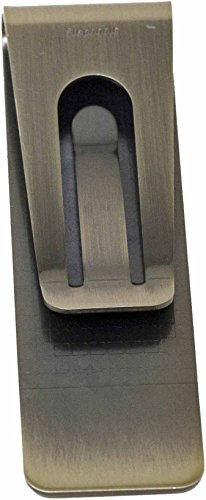 Pebble Grain Brass Stainless Steel Boxed Money Clip