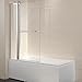 Mecor Bath Tub Shower Door Framed 1/4