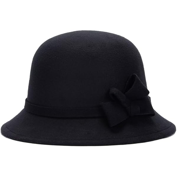 Cute Black Wool Callanan Cloche Callanan | Accessories | Cute Black Wool Callanan Cloche  main image 2