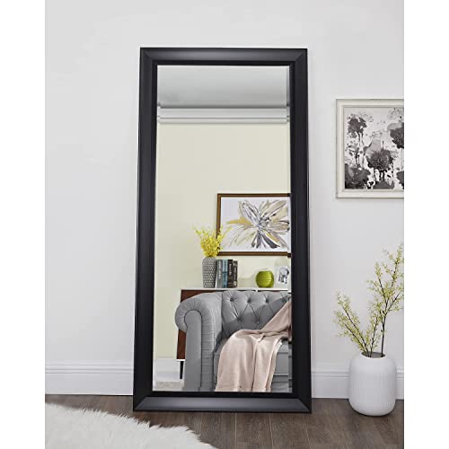 Framed Bevel Leaner Full Length Huge Floor Mirror XL Mirror Large ...