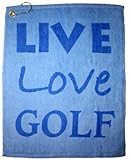 Giggle Golf Live Love Golf Towel