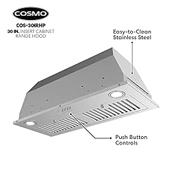 COSMO COS-30IRHP 30 in. Insert Range Hood with Push