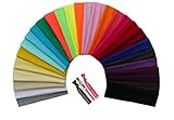 Kenz Laurenz ® Cotton Headbands 12 Pack (Available in LOTS of COLORS) - Soft and Stretchy Elastic Yoga Fashion Headband for Teens Women Girls Softball Volleyball Soccer Basketball Dance Cheer Pack Sports Teams Stretch Head Band Set Hair Wrap Accessories Wholesale by Kenz Laurenz