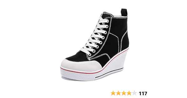 wedge sneakers amazon