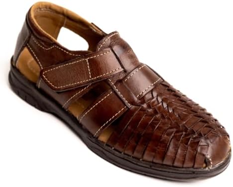 men's italian leather dress sandals Leather Cross Strap Sandals For Men 13/47 / Black