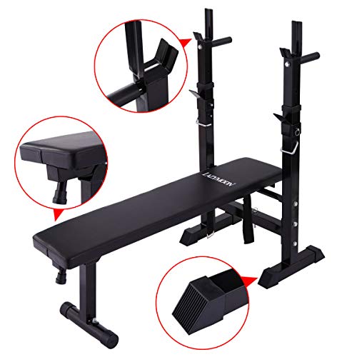 thegreatshopman Black Multi-Function Adjustable Weight Lifting Bench - Thumbnail 4