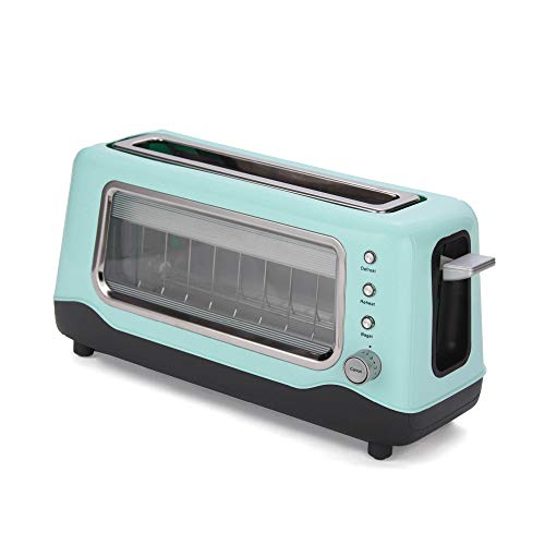 Dash 2-Slice Clear View Toaster - Aqua