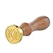 Outop Vintage Retro Wooden Alphabet Letter Initial Wax Classic Sealing Wax Seal Stamp (M)