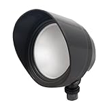 RAB Lighting BULLET12YA LED Bullet Flood, 12W, 800 lm, 3000 K (Warm), Bronze Finish