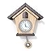 Blisstime Pendulum Clock Movement Mechanism Replacement, DIY Clock Motor Kits with Hands - 1/2 Inch Maximum Dial Thickness, 9/10 Inch Total Shaft Length