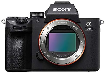 Sony alpha 7 iii full-frame evil camera (autofoco rápido de 0,02 s, estabilização ótica de imagem de 5 eixos, 4k hlg, maior duração da bateria), preto