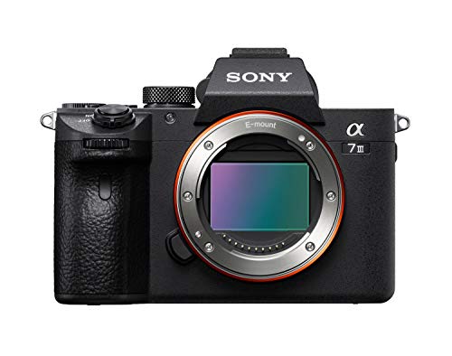 Alpha 7 III cámara mirrorless (full-frame) de 24.2MP, 10 fps, estabilización de 5 ejes y autoenfoque rápido, ideal para fotografía profesional y grabación de vídeo en 4K, Negro