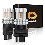 3157 LED Bulbs Amber Yellow Extremely Bright 3156 3047 4157 3057 LED Bulb For Turn Signal Light Compatible with Both Standard and CK Type (2 PACK)