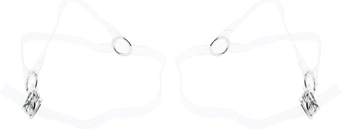 Amazon Co Jp ハイヒール 靴ひも 靴紐 シューズストラップ Puレザー 滑り落ち対策 再利用可能 取り外し可能 クリア 服 ファッション小物